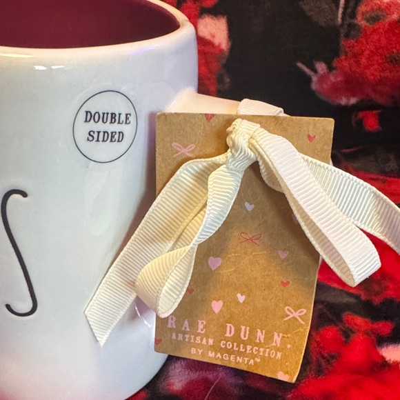 Rae Dunn White and Red 'Hugs' Mug - Picture 6 of 6